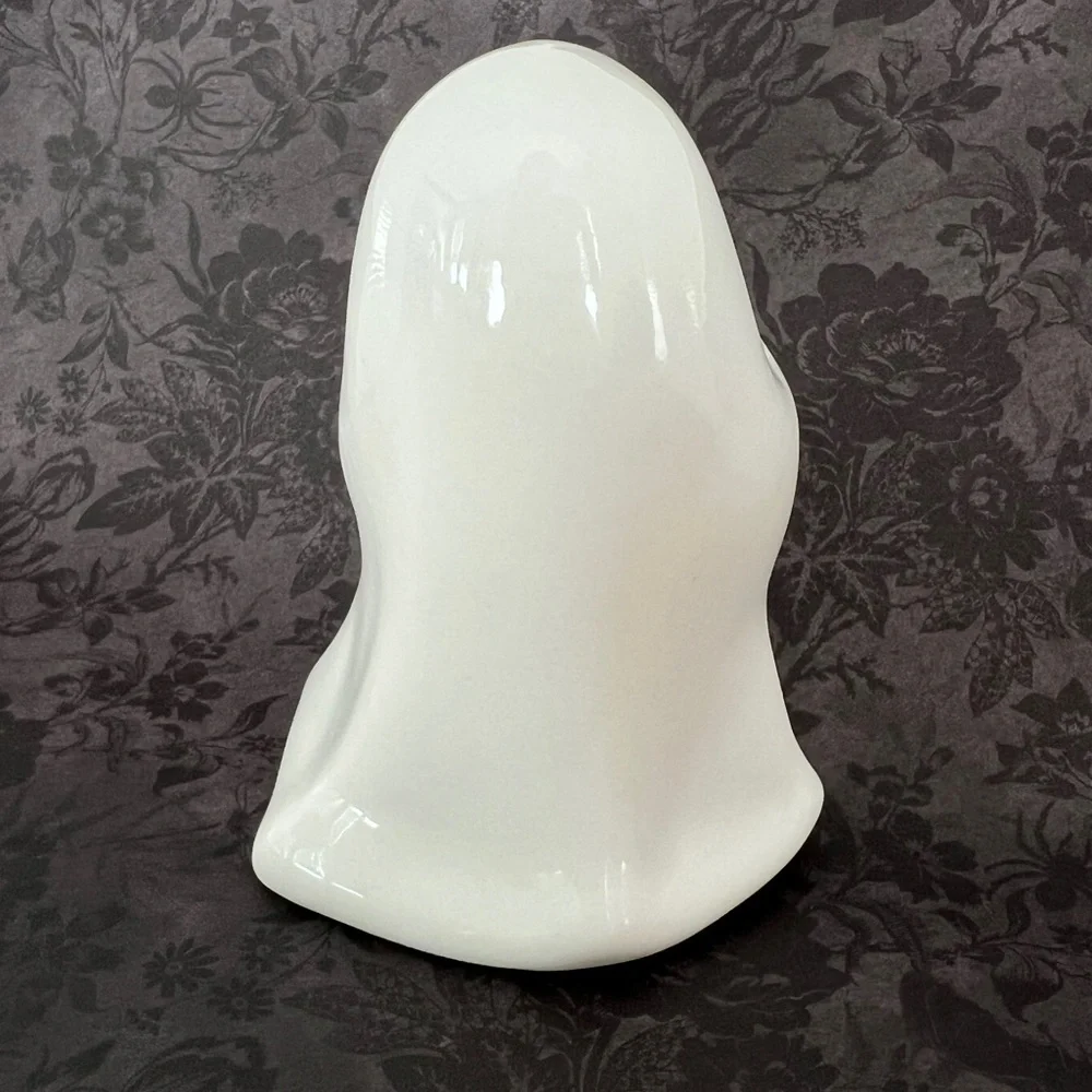 Target Hyde & EEK! Halloween White Ghost w/ Black Cat Ceramic Figurine NWT 2025